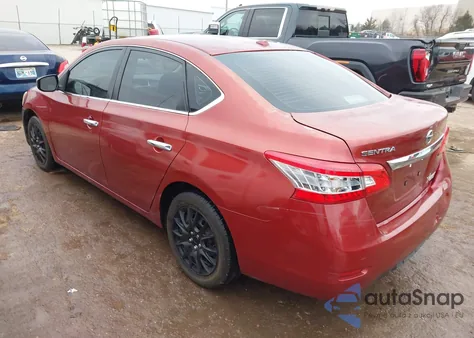 2015 Nissan Sentra Fe+ S/S/Sl/Sr/Sv from USA, damaged, VIN 3N1AB7AP8FY218109
